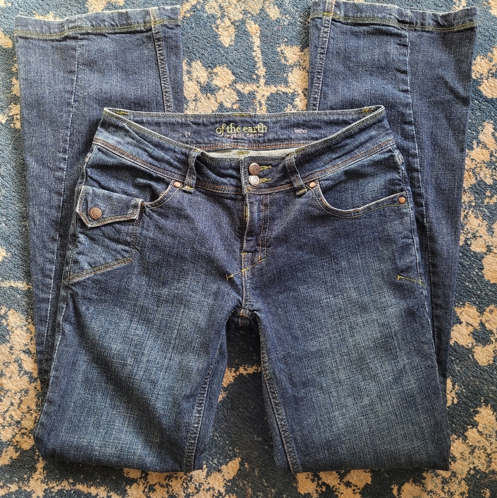 Extra long low-rise flare jeans